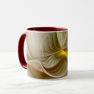 Colours of Precious Metals, Abstract Fractal Art Mug