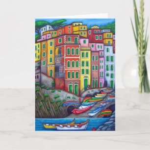 Colours of Riomaggiore Greeting Card