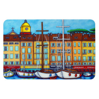 Colours of Saint-Tropez Magnet by Lisa Lorenz