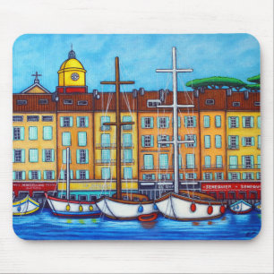 Colours of Saint Tropez Mouse Pad by Lisa Lorenz