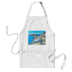 Colours of Santorini Apron