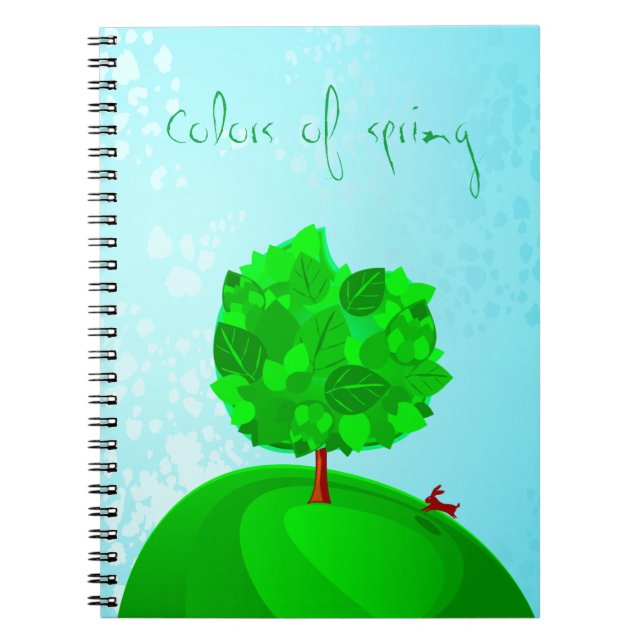 Colours of spring, notebook (Front)
