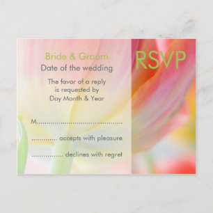 Colours of Spring RSVP Postcard