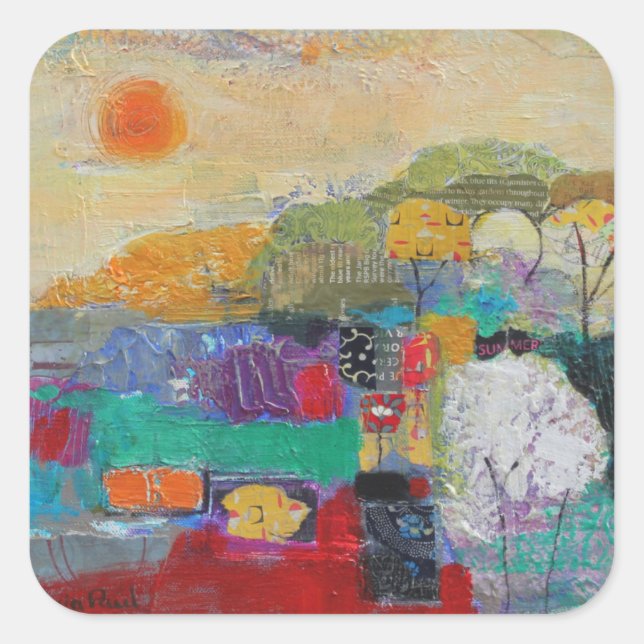 Colours of Summer 2014 Square Sticker (Front)