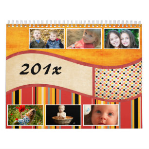 Colours of Summer Personalised Photo Calendar