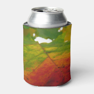 Colours of the Maple Leaf Autumn Nature Photograph Can Cooler