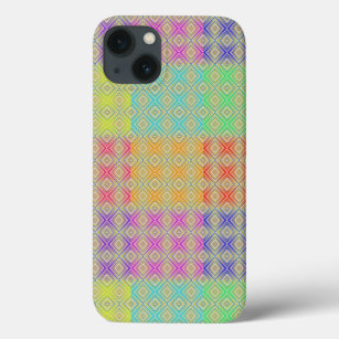 Colours Of The Rainbow Alternative Diamond Pattern iPhone 13 Case