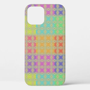 Colours Of The Rainbow Alternative Diamond Pattern iPhone 12 Pro Case