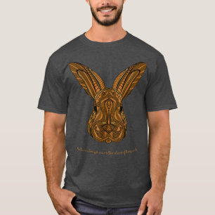 Colours of the Spirit Rabbit Mandala Easter Earth T-Shirt