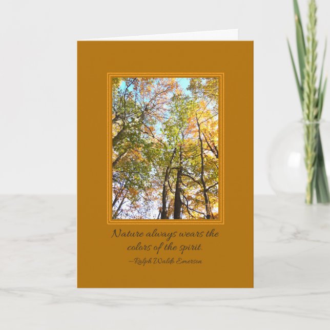 Colours of the Spirit Thanksgiving Card (Front)