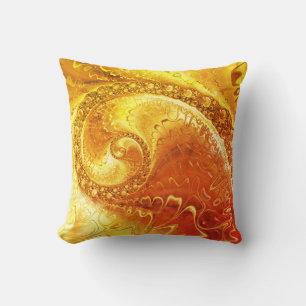 Colours of the Sun Fractal Art Cushion