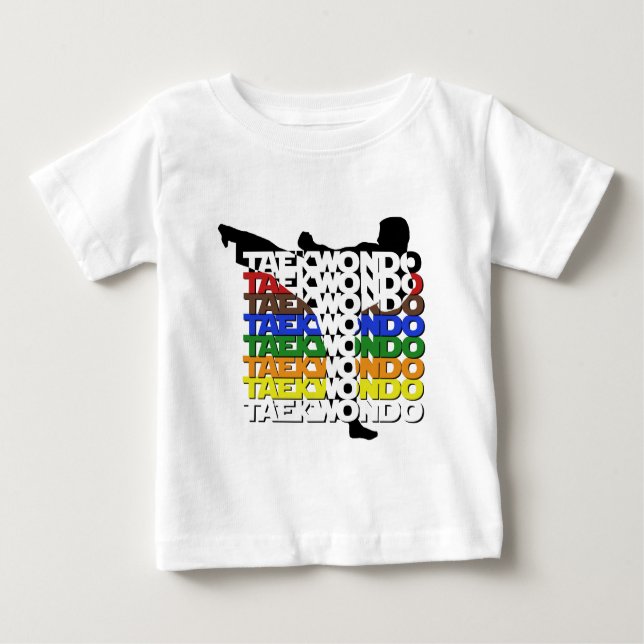 Colours Of TKD Baby T-Shirt (Front)