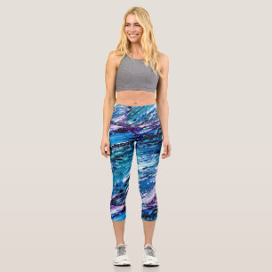 Colours of Winter High Waisted Capris