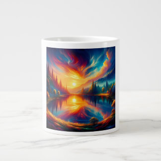 Colours on the Lake Large Coffee Mug