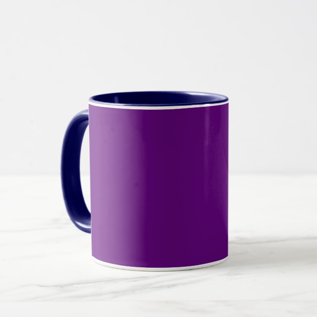 Colours Purple Combo  Mug (Front Left)