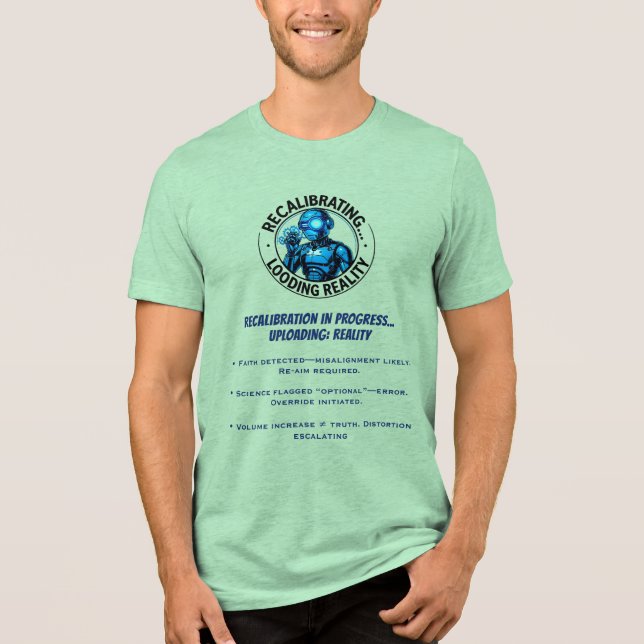 Colours Rebotic Processing Tri-Blend Shirt (Front)