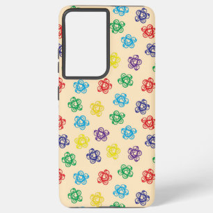 Colours Swirly Geometric Circle Samsung phone case