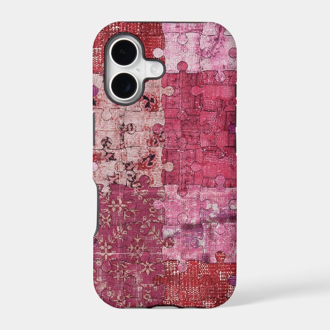 Colours Texture Puzzle Case-Mate Case (Back)