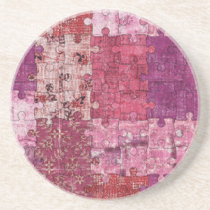 Colours Texture Puzzle Coaster