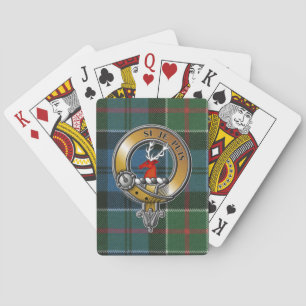 Colquhoun Tartan & Badge Playing Cards