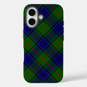 Colquhoun tartan blue green plaid iPhone 16 case