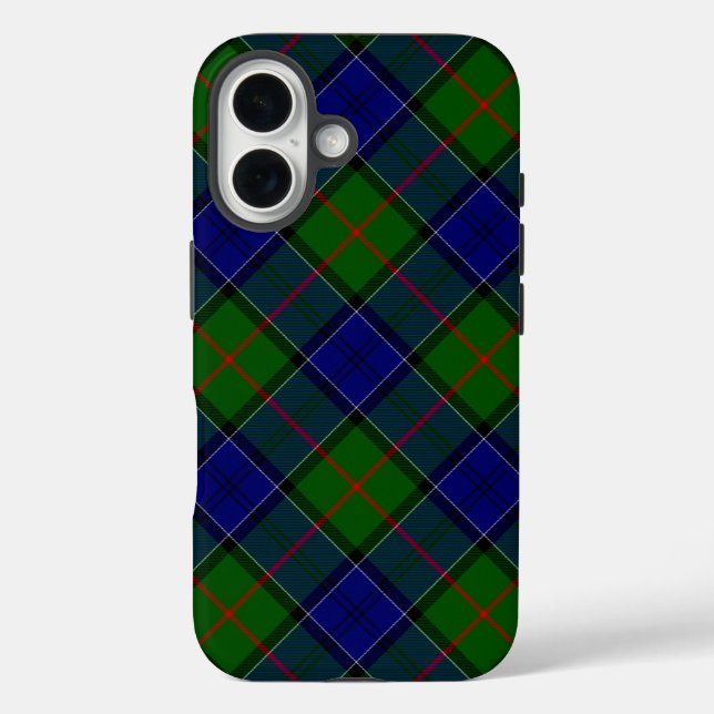 Colquhoun tartan blue green plaid Case-Mate iPhone case (Back)