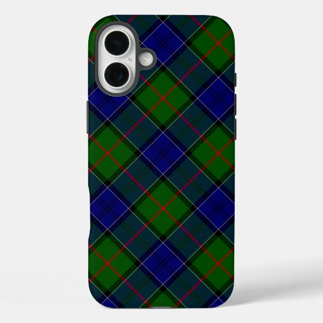 Colquhoun tartan blue green plaid Case-Mate iPhone case (Back)