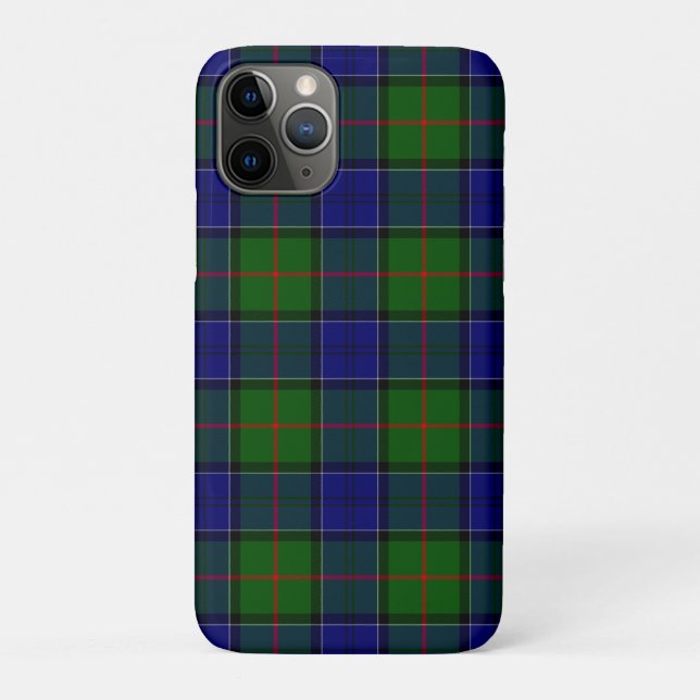 Colquhoun tartan blue green plaid Case-Mate iPhone case (Back)