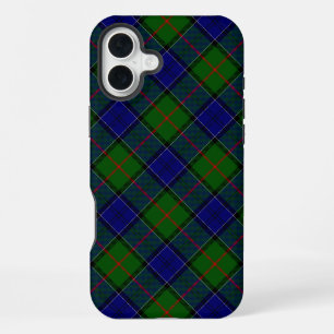 Colquhoun tartan blue green plaid iPhone 16 plus case