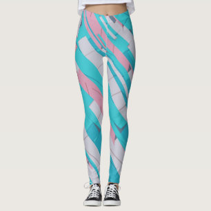 Colrful Abstract Pattern All-Over-Print Leggings
