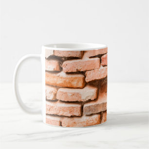 Colse up old brick wall background and texture. ag coffee mug