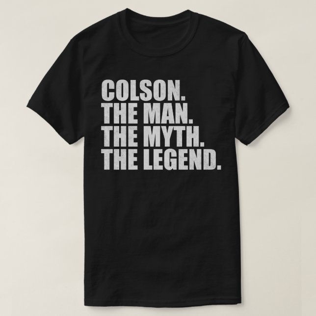 ColsonColson Name Colson given name T-Shirt (Design Front)