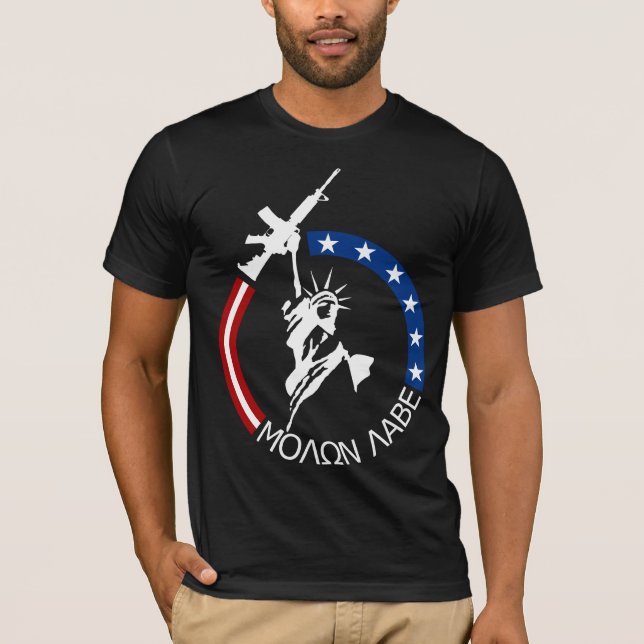 Colt M4A2 - MOLON LABE T-Shirt (Front)