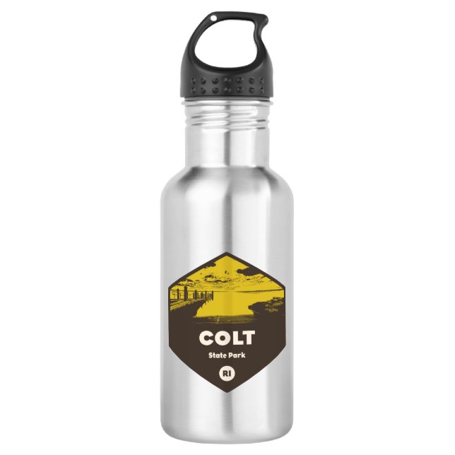 Colt State Park Rhode Island 532 Ml Water Bottle (Front)