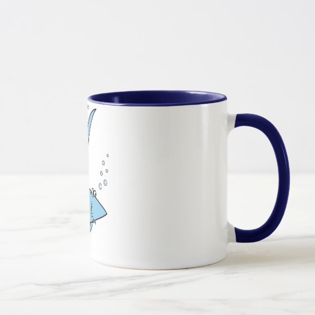 Colter's Shark Mug (Right)