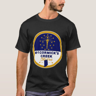 Colton California CA Flag and Bear Badge Souvenir  T-Shirt