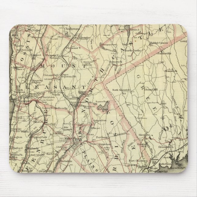 Colton's Driving and Wheeling Map of the US 2 Mouse Pad (Front)