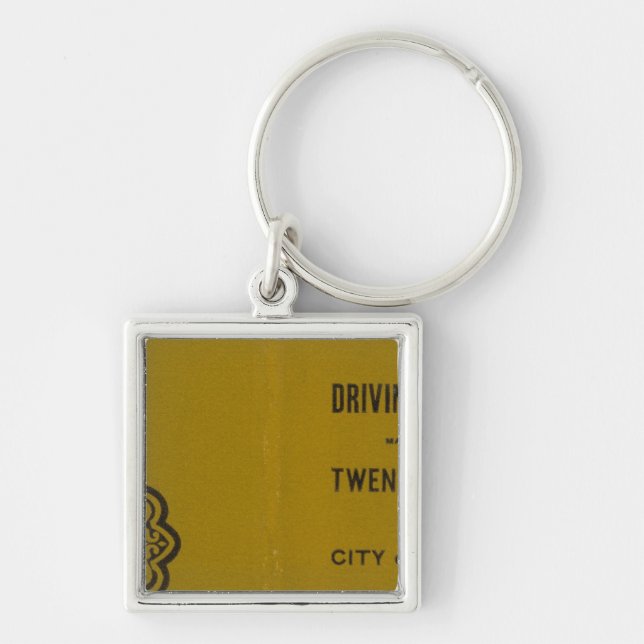 Colton's Driving and Wheeling Map of the US 3 Key Ring (Front)