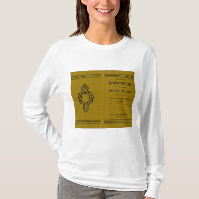 Colton's Driving and Wheeling Map of the US 3 T-Shirt (Front)