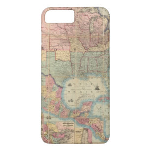 Colton's Railroad And Military Map iPhone 8 Plus/7 Plus Case