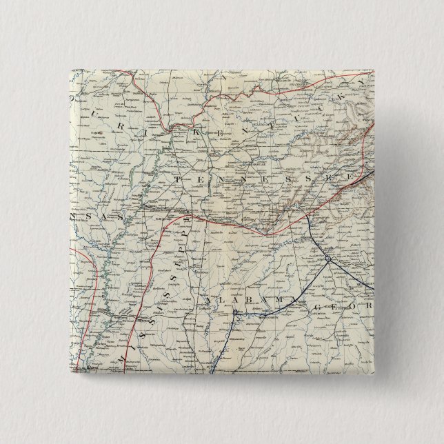 Colton's US section 15 Cm Square Badge (Front)