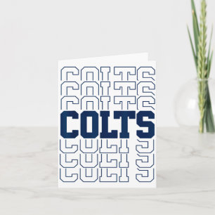 Colts Name Vintage Retro Gift Men Women Boy Girl Card