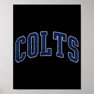 Colts Name Vintage Retro Gift Men Women Boy Girl Poster