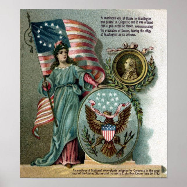 Columbia and the Great Seal Poster (Front)