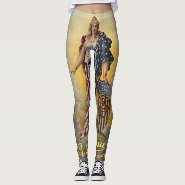 Columbia Brewing Co. Poster Women's Leggings (Front)