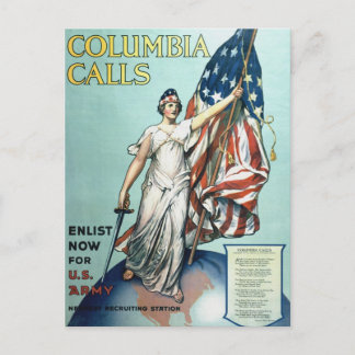 Columbia calls postcard