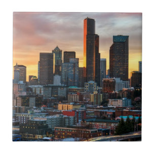Columbia centre and downtown Seattle, Seattle Ceramic Tile