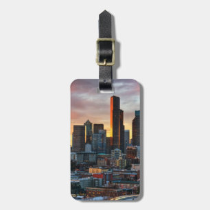 Columbia centre and downtown Seattle, Seattle Luggage Tag