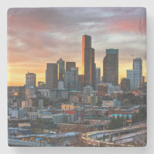 Columbia centre and downtown Seattle, Seattle Stone Coaster