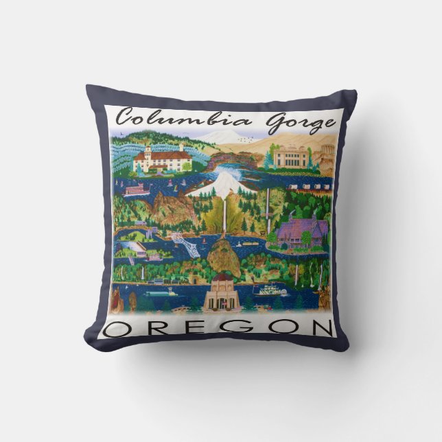 Columbia Gorge Cocktail Pillow (Front)